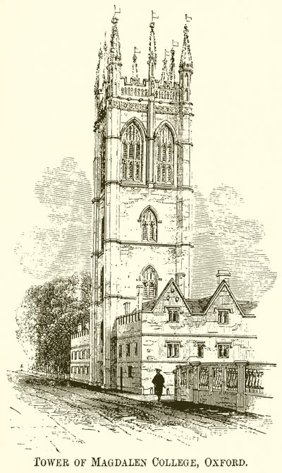Tower of Magdalen College, Oxford by English School