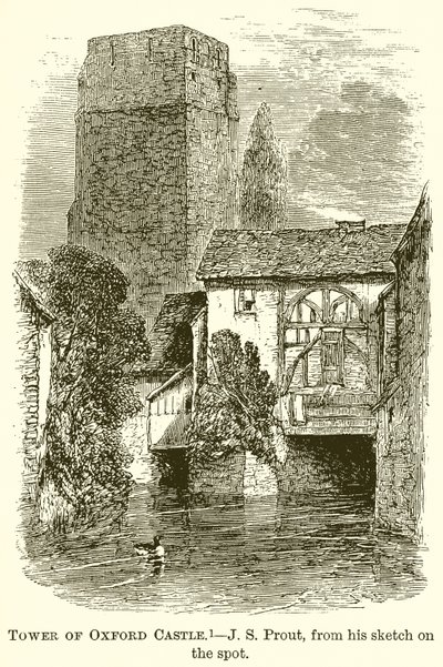 Tower of Oxford Castle by English School