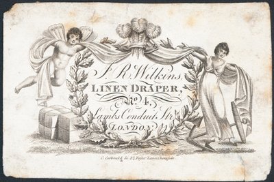 Trade Card, F R Wilkins by English School