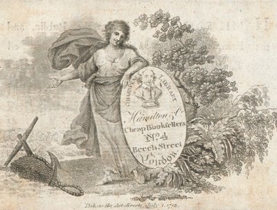 Trade Card, Hamilton & Co by English School