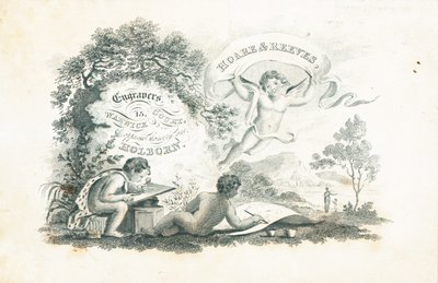 Trade Card, Hoare & Reeves by English School