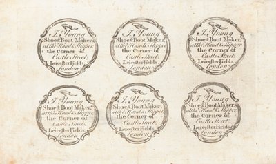 Trade Card, J Young by English School