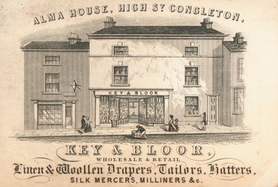 Trade card, Key & Bloor by English School