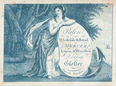 Trade card, Palin by English School