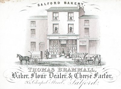 Trade card, Thomas Brammall by English School