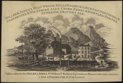 Trade card for Miller & Jones by English School