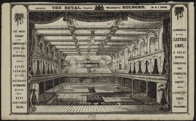 Trade card for The Royal by English School