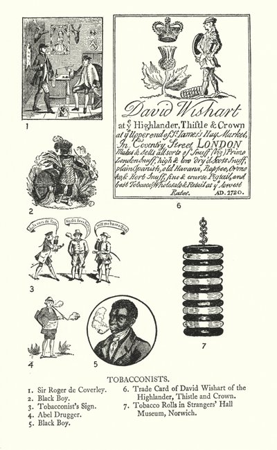 Trade signs: Tobacconists by English School