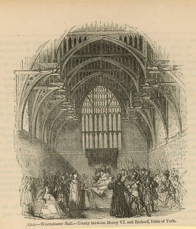 Treaty between Henry VI and Richard, Duke of York by English School