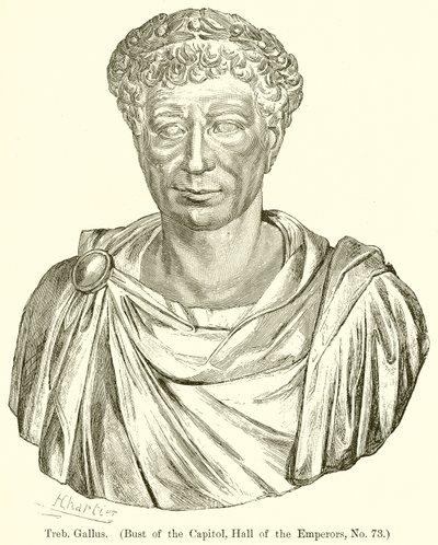 Treb. Gallus (Bust of the Capitol, Hall of the Emperors, No. 73) by English School