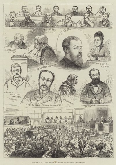 Trial of G H Lamson, at the Old Bailey, for Poisoning by English School
