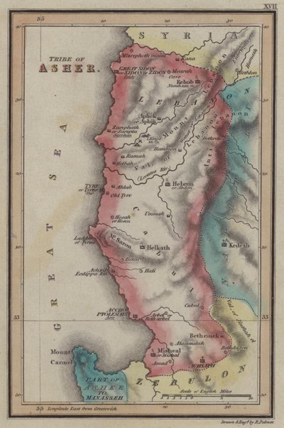 Tribe of Asher by English School