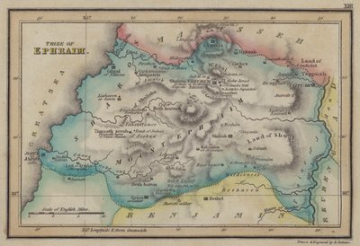 Tribe of Ephraim by English School