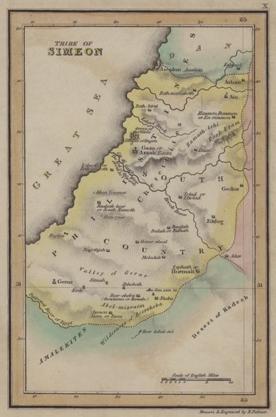 Tribe of Simeon by English School