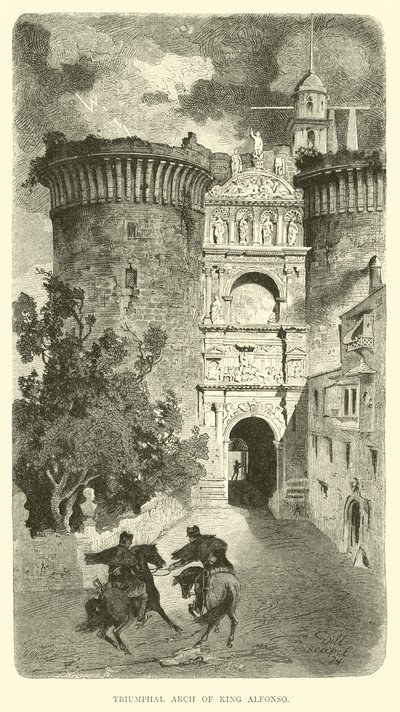 Triumphal Arch of King Alfonso by English School
