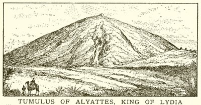 Tumulus of Alyattes, King of Lydia by English School
