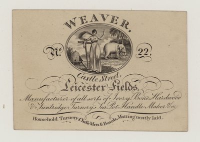 Turner, Weaver by English School