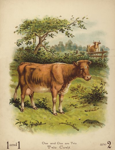 Two Cows by English School