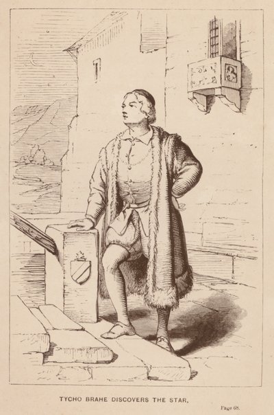 Tycho Brahe Discovers the Star by English School