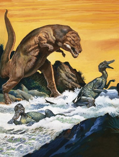 Tyrannosaurus Rex Attacks by English School