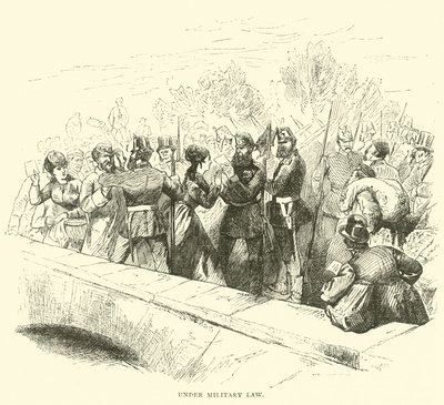 Under Military Law, March 1871 by English School