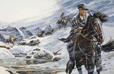 Unidentified Scene with Man on a Horse by English School
