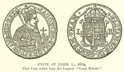 Unite of James I, 1604 by English School