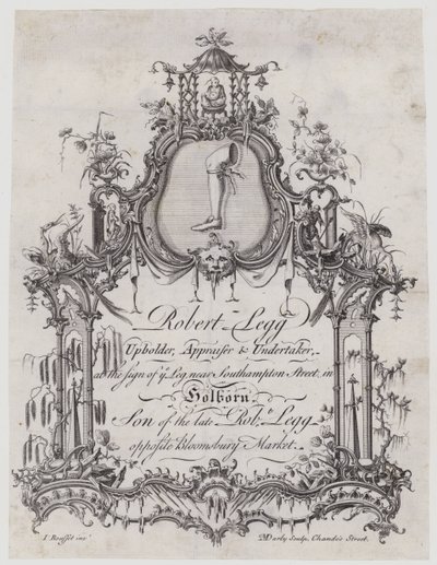 Upholsterer, Robert Legg by English School