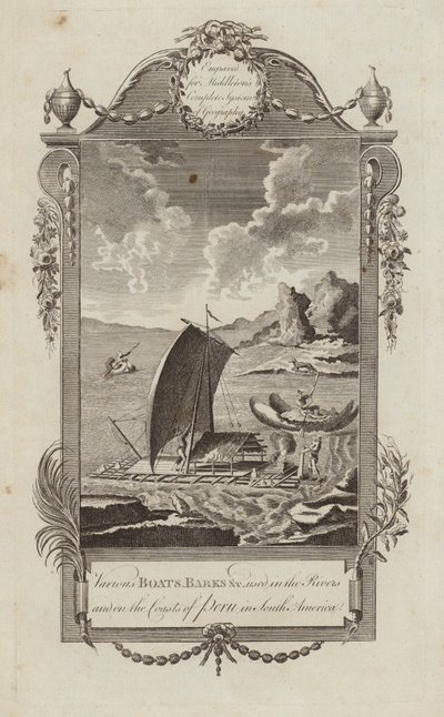 Various Boats, Barks by English School