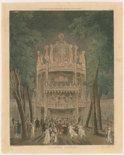 Vauxhall Garden by English School