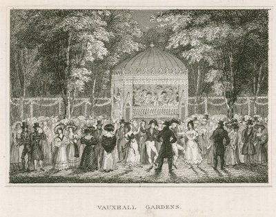 Vauxhall Gardens, London by English School