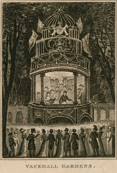 Vauxhall Gardens, London by English School