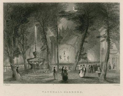 Vauxhall Gardens, London by English School