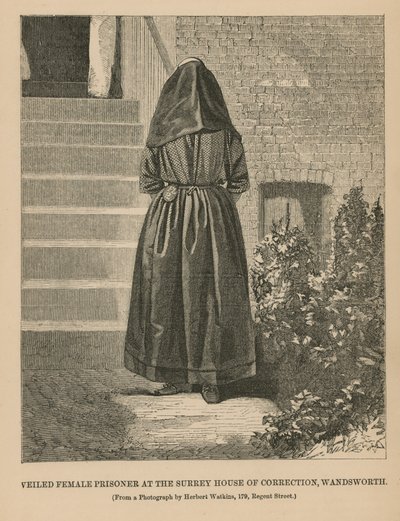 Veiled Female Prisoner at the Surrey House of Correction by English School