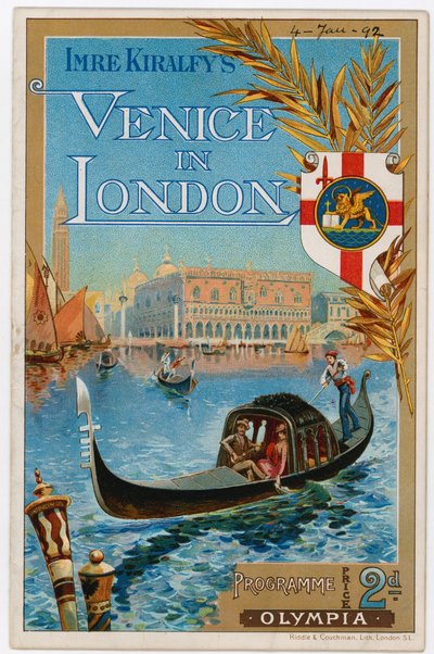 Venice in London at Olympia, 1892 by English School