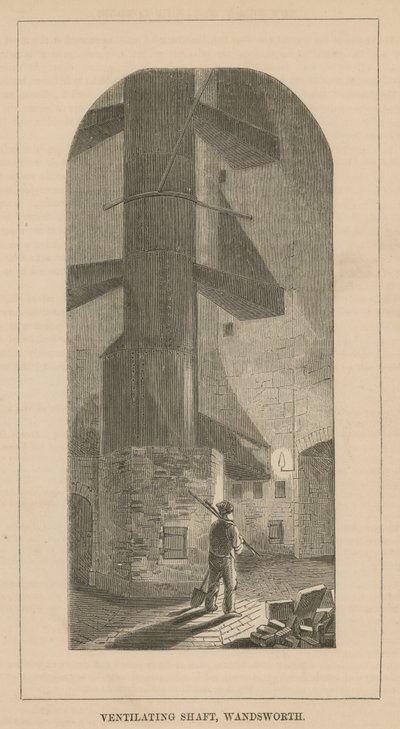 Ventilating Shaft in Wandsworth Prison by English School