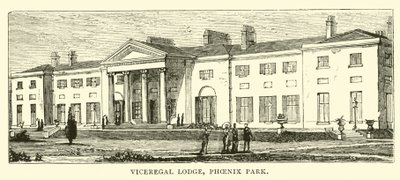 Viceregal Lodge, Phoenix Park by English School