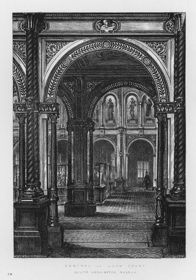 Central or Loan Court (engraving) by English School
