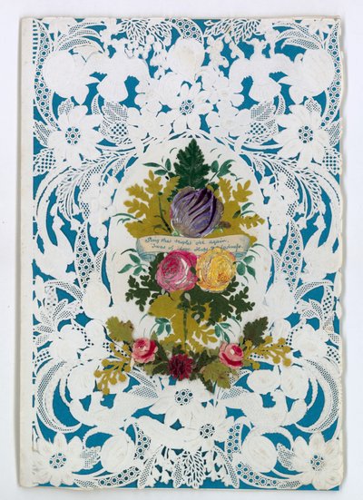 Victorian Valentine Card by English School