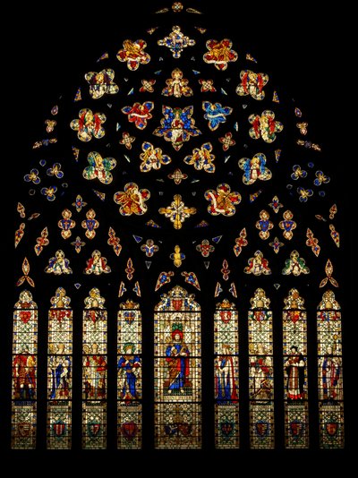Victorian window by English School