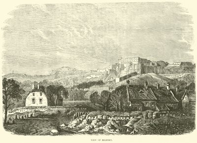 View of Belfort, October 1870 by English School