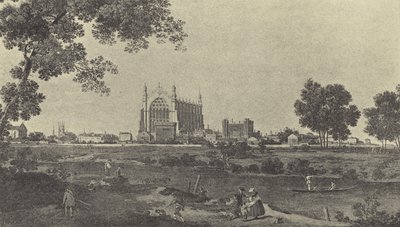 View of Eton College, c 1747 (engraving) by English School