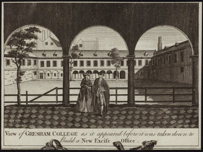 View of Gresham College by English School