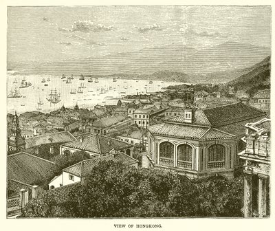 View of Hong Kong by English School