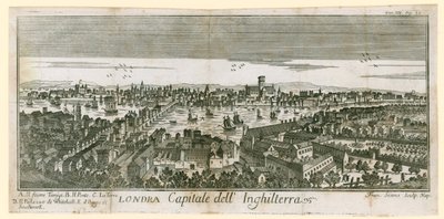 View of London by English School