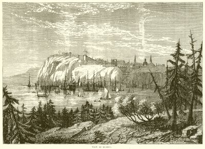 View of Quebec by English School