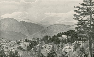 View of Simla, The Summer-Headquarters of the Indian Government by English School