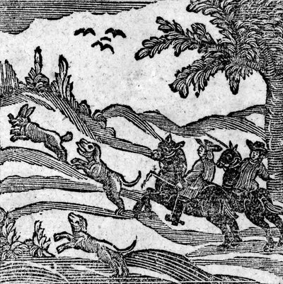 View of a Hunting Scene, from 