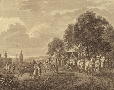 View of a Park by English School