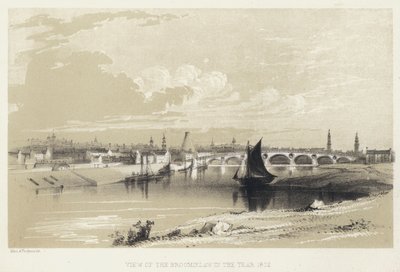 View of the Broomielaw in the year 1802 by English School